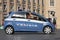 Police car in the center of Rome (Vatican City)