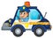 Police car theme image 1