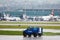 Police car in Zurich Airport, ZRH