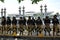 Police Commandos Stand Guard at Thai Parliament