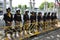 Police Commandos Stand Guard at Thai Parliament