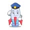 Police cute rocket character cartoon