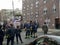 Police and Firemen respond to residential fire Bronx NY