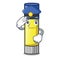 Police glue stick in the cartoon shape