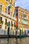 Police guard building in Venice, Italy