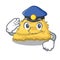 Police hay bale character cartoon