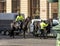 Police on horseback, Prague, Czech Republic