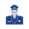 Police icon. Policeman officer sign. Cop symbol