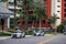 Police keeping the peace Brickell Miami FL during stay at home ordered quarantine