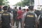 Police Keeping Traditional Market Traders Action Demonstration Sukarno in Sukoharjo