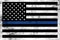 Police Law Enforcement Support Flag Background