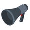 Police megaphone icon, isometric style