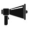 Police megaphone icon, simple style