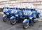 Police motorbikes in Rome
