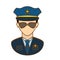 police officer icon image design