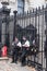 Police officers in Downing street London UK