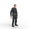 Police oficer man 3d modelling