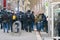 Police security forces during protests by opponents of the Corona measures and compulsory vaccination in Magdeburg