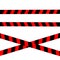 Police stripe caution border tape