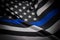 Police Thin Blue Line Flag