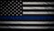 Police Thin Blue Line Flag