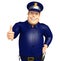 Police with Thumbs up pose