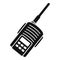 Police walkie talkie icon, simple style