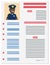 Policeman Career Information Leaflet Flat Vector