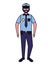 Policeman office work professional labor