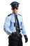 Policeman in sunglasses
