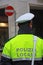 Policeman in uniform of the municipal police in Italy