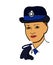 policewoman police advertising equality power and beauty