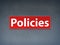 Policies Red Banner Abstract Background