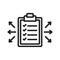 Policy Deployment icon  image. Suitable for mobile apps, web apps and print media.