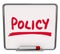 Policy Word Notice Board Follow Procedure Compliance