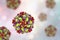 Poliovirus, an RNA virus that causes polio disease