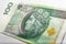 polish banknote paper money 100 PLN