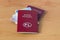 Polish documents passport, ID, driver licence, vehicle registration certificate and vehicle licence