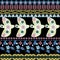 Polish ethnic seamless embroidery pattern with flowers and hearts inspired