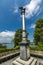 Polish freedom pillar at Rapperswil castle in Switzerland