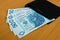 Polish money - zloty, banknotes and wallet