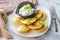 Polish Pierogies Sour Cream