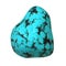 Polished azure Turquoise Pebble