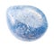 polished blue Aventurine gem isolated