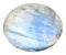 polished cabochon from natural moonstone mineral