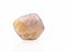 Polished Chakra Stone on White Background