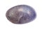 polished Cordierite (iolite) gem stone isolated