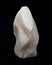 Polished cream white carved onyx