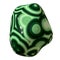 Polished green Malachite Pebble