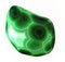 Polished green Malachite Pebble